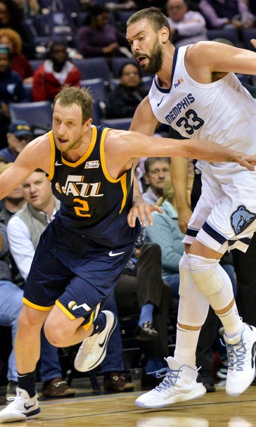 Ingles scores 19, Gobert has 15 as Jazz beat Grizzlies 96-88